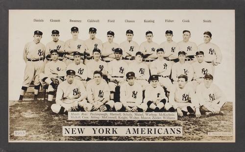 1913 Fatima Teams Premiums (T200) #NNO New York Yankees Team Photo Front