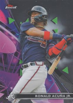2021 Finest #62 Ronald Acuña Jr. Front