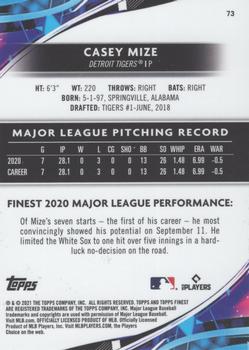 2021 Finest #73 Casey Mize Back