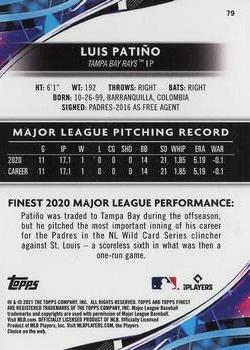 2021 Finest #79 Luis Patiño Back