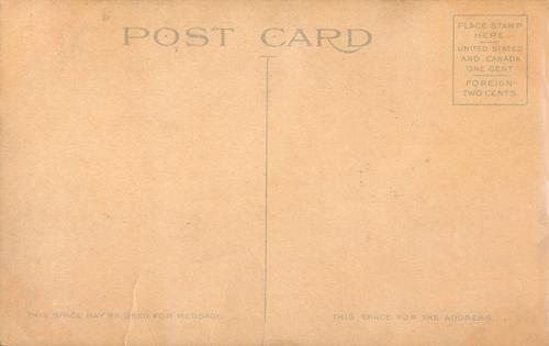 1912 Boston American Series Postcards (PC742-1) #NNO Jake Stahl Back