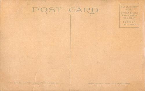 1912 Boston American Series Postcards (PC742-1) #NNO Rabbit Maranville Back