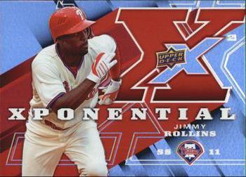 2009 Upper Deck X - Xponential 2 #X2-JR Jimmy Rollins Front