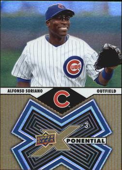2009 Upper Deck X - Xponential 3 #X3-AS Alfonso Soriano Front