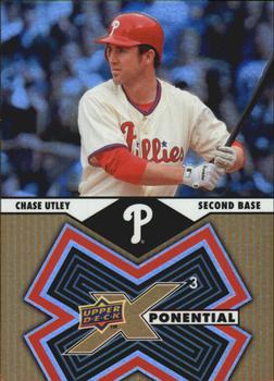 2009 Upper Deck X - Xponential 3 #X3-CU Chase Utley Front