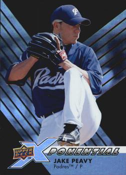 2009 Upper Deck X - Xponential 4 #X4-JP Jake Peavy Front