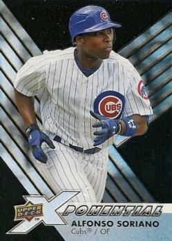2009 Upper Deck X - Xponential 4 #X4-AS Alfonso Soriano Front