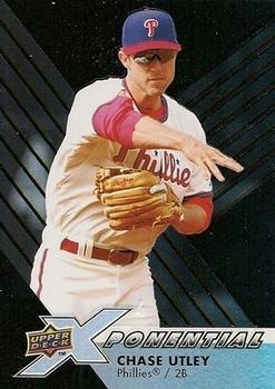 2009 Upper Deck X - Xponential 4 #X4-CU Chase Utley Front