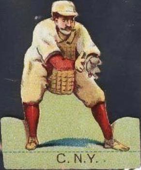 1896 Mayo Die Cut (N301) #NNO Catcher (New York) Front
