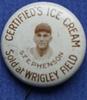1929 Certified Ice Cream Chicago Cubs Pins #NNO Riggs Stephenson Front