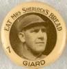 1922 Mrs. Sherlock's Pins (PB5-2) #7 Joe Giard Front
