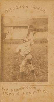 1888 S.F. Hess California League Minors (N338-1) #NNO Frank Carroll Front