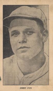1929 Becker Brothers Philadelphia Athletics #NNO Jimmie Foxx Front