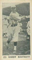 1931 W-UNC Strip Cards (W-UNC) #5 Gabby Hartnett Front