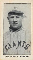 1931 W-UNC Strip Cards (W-UNC) #42 John McGraw Front