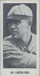 1931 W-UNC Strip Cards (W-UNC) #58 Les Bell Front