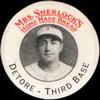 1933 Mrs. Sherlock's Toledo Mud Hens Pins (PB5-3) #NNO George Detore Front