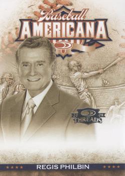 2008 Donruss Threads - Baseball Americana #BA-28 Regis Philbin Front