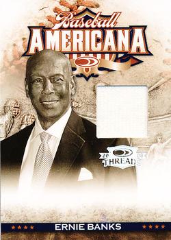 2008 Donruss Threads - Baseball Americana Materials #BA-8 Ernie Banks Front