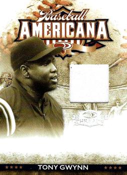 2008 Donruss Threads - Baseball Americana Materials #BA-13 Tony Gwynn Front