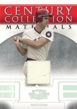 2008 Donruss Threads - Century Collection Materials #CCM-4 Fred Lynn Front