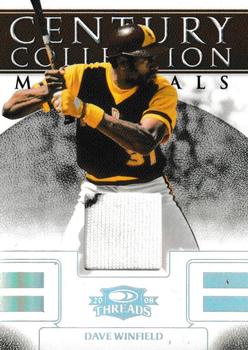2008 Donruss Threads - Century Collection Materials #CCM-15 Dave Winfield Front