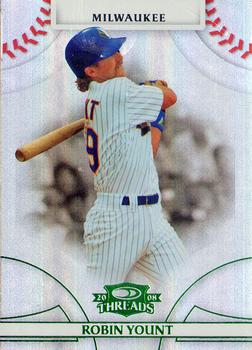 2008 Donruss Threads - Century Proof Green #29 Robin Yount Front