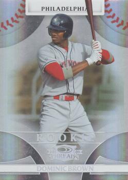 2008 Donruss Threads - Century Proof Silver #135 Dominic Brown Front