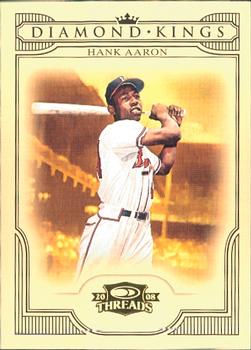 2008 Donruss Threads - Diamond Kings #DK-26 Hank Aaron Front