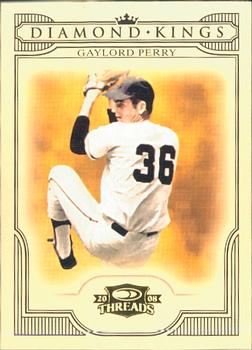 2008 Donruss Threads - Diamond Kings #DK-47 Gaylord Perry Front