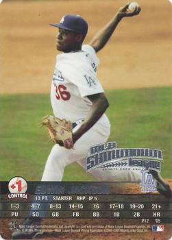 2005 MLB Showdown - Promos #P12 Edwin Jackson Front