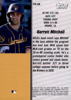 2020 Bowman's Best - 2000 Franchise Favorites #FFA-GM Garrett Mitchell Back