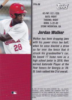 2020 Bowman's Best - 2000 Franchise Favorites #FFA-JW Jordan Walker Back
