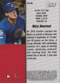 2020 Bowman's Best - 2000 Franchise Favorites #FFA-NH Nico Hoerner Back