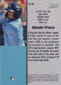 2020 Bowman's Best - 2000 Franchise Favorites #FFA-WF Wander Franco Back