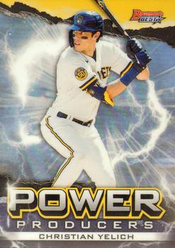 2020 Bowman's Best - Power Producers #PP-CY Christian Yelich Front