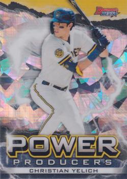 2020 Bowman's Best - Power Producers Atomic Refractor #PP-CY Christian Yelich Front