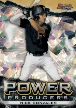 2020 Bowman's Best - Power Producers Atomic Refractor #PP-NG Nick Gonzales Front