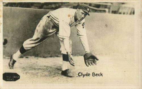 1933-34 Worch Cigar American Association #NNO Clyde Beck Front
