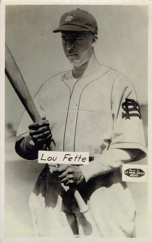 1933-34 Worch Cigar American Association #NNO Lou Fette Front