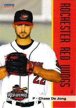 2019 Choice Rochester Red Wings #5 Chase De Jong Front