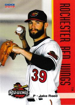 2019 Choice Rochester Red Wings #12 Jake Reed Front