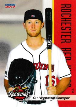 2019 Choice Rochester Red Wings #17 Wynston Sawyer Front