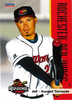 2019 Choice Rochester Red Wings #21 Ronald Torreyes Front