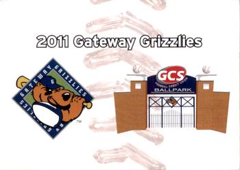 2011 Gateway Grizzlies #NNO Team Photo Back