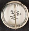 1937 American Badge Chicago Cubs Pins #NNO Phil Cavarretta Back