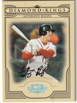 2008 Donruss Threads - Diamond Kings Signatures #DK-11 Anthony Rizzo Front