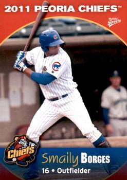 2011 MultiAd Peoria Chiefs #3 Smaily Borges Front