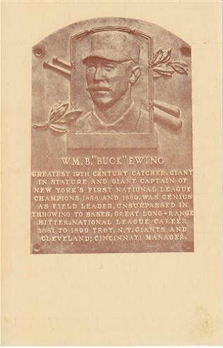 1936-39 Hall of Fame Postcards #NNO Buck Ewing Front