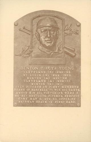 1936-39 Hall of Fame Postcards #NNO Cy Young Front